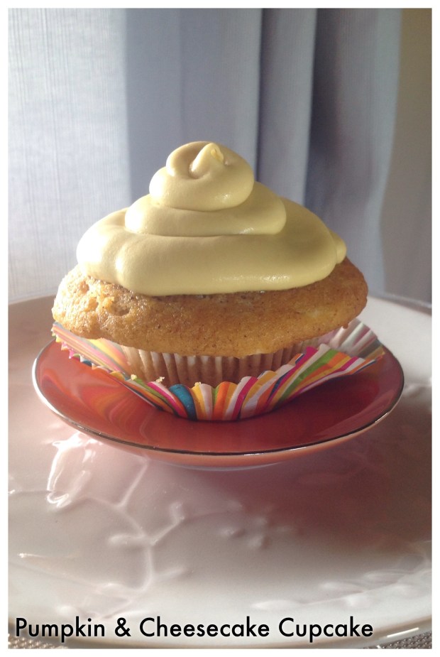 Cheesecake pumpkin cupcakes
