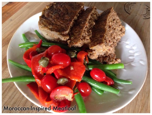 Moroccan-inspired meatloaf