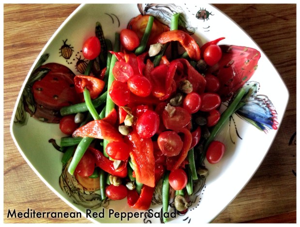 Mediterranean Red Pepper Salad